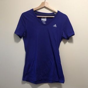 ⚡️Adidas v-neck t-shirt women’s M royal purple⚡️